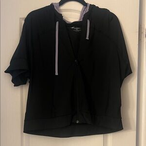 Victoria secret Short-Sleeve exercise Hoodie zip up